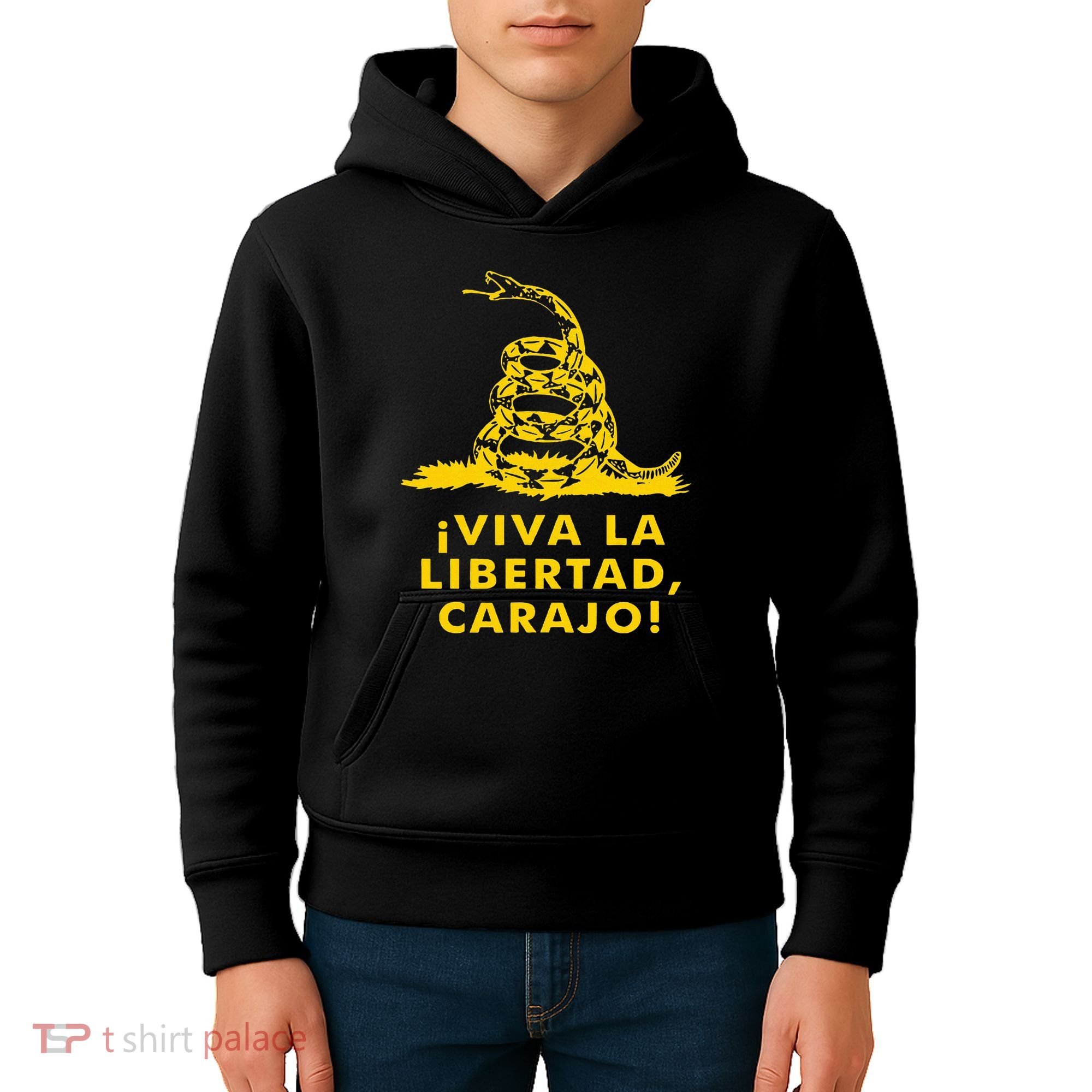 Viva La Libertad Carajo Milei Libertarian Ancap Liberty Kids Hoodie