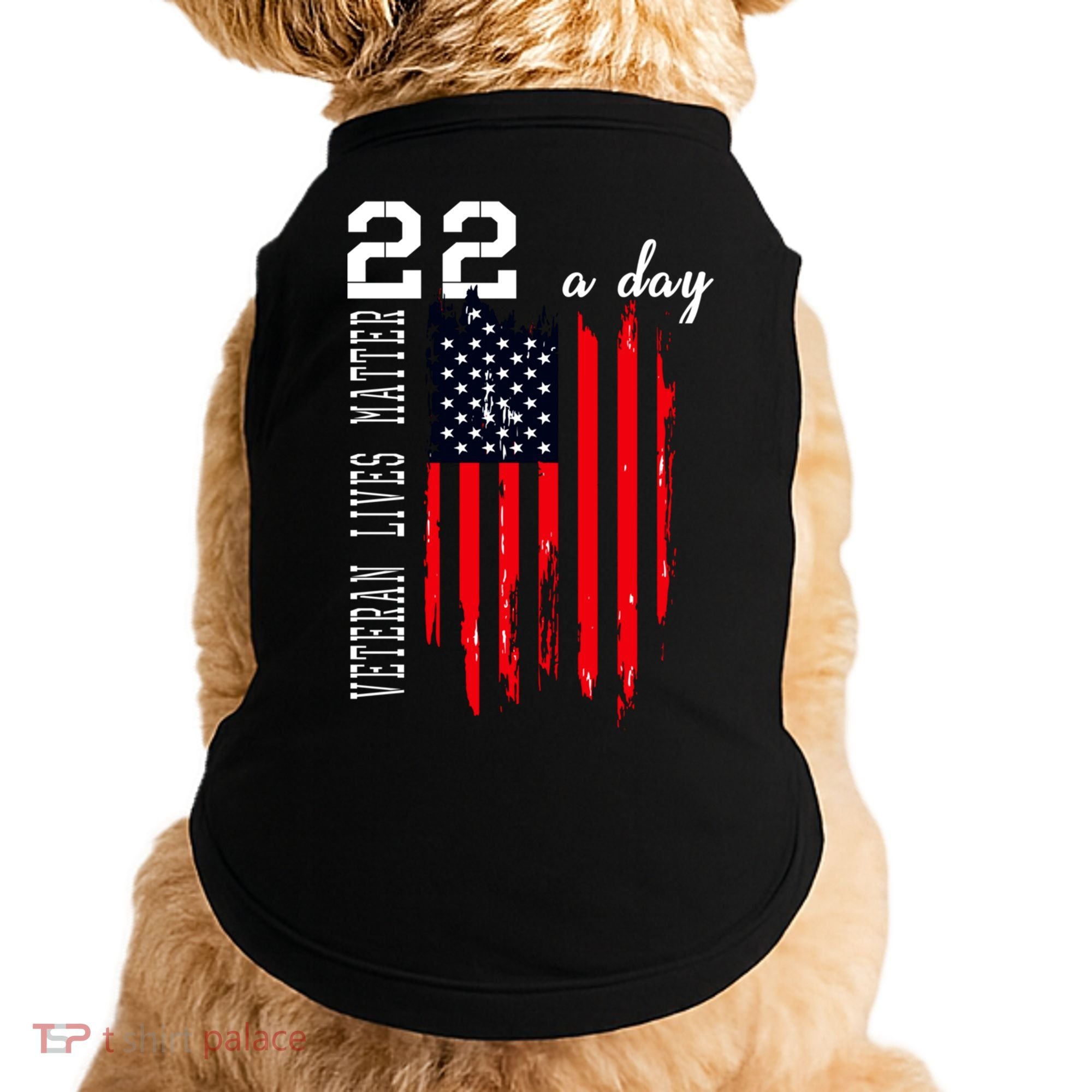Veteran Lives Matter Suicide Awareness Ptsd Veteran 22 Day Cool Gift Doggie Tank