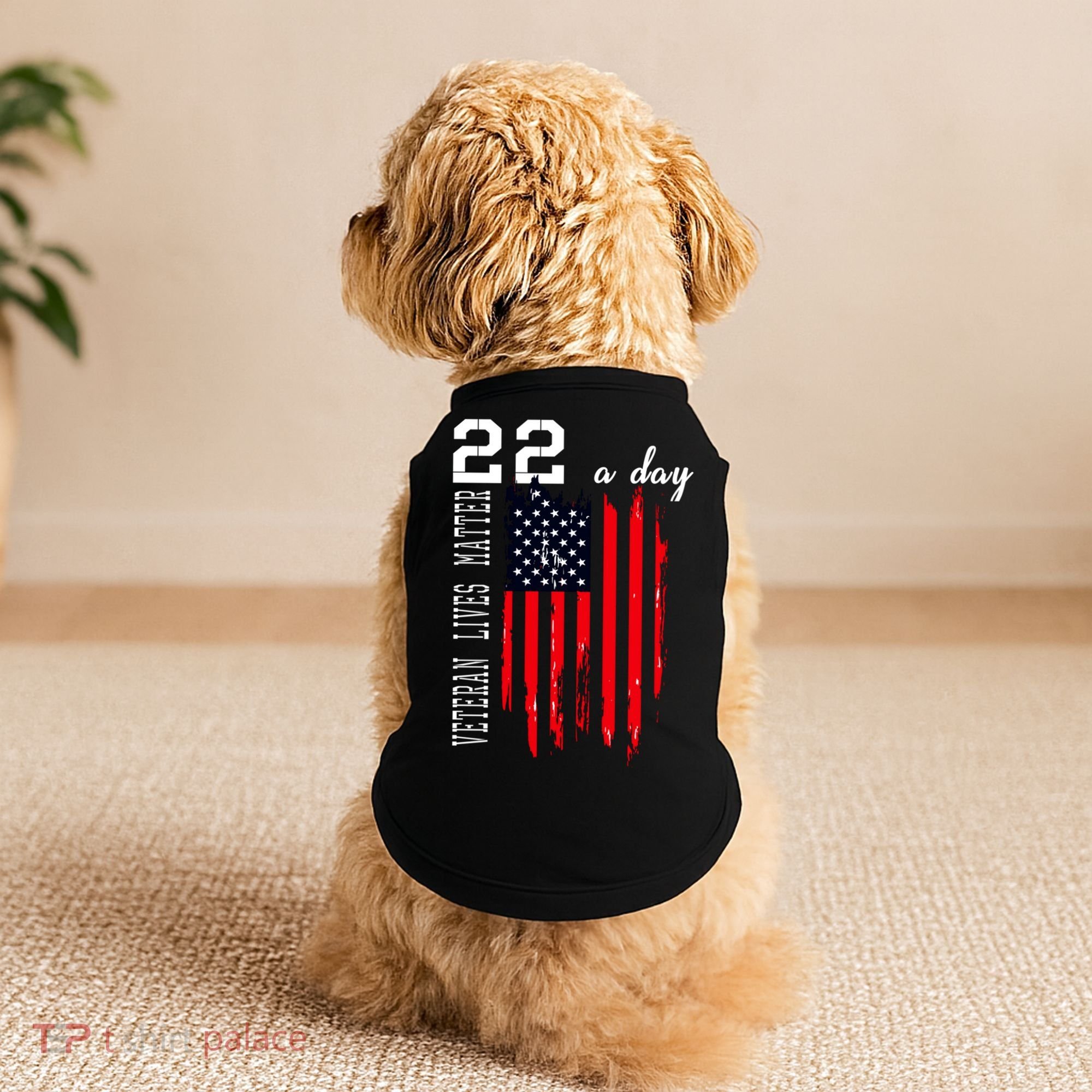 Veteran Lives Matter Suicide Awareness Ptsd Veteran 22 Day Cool Gift Doggie Tank