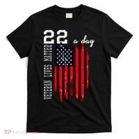 Veteran Lives Matter Suicide Awareness Ptsd Veteran 22 Day Cool Gift T-Shirt thumb 0