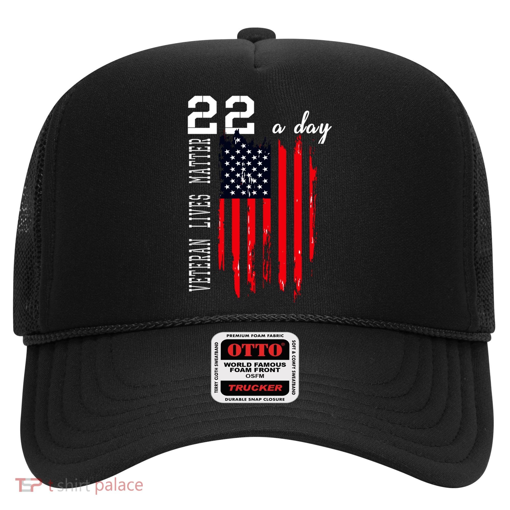 Veteran Lives Matter Suicide Awareness Ptsd Veteran 22 Day Cool Gift Hat