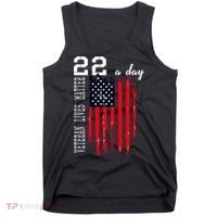 Veteran Lives Matter Suicide Awareness Ptsd Veteran 22 Day Cool Gift Tank Top thumb 0