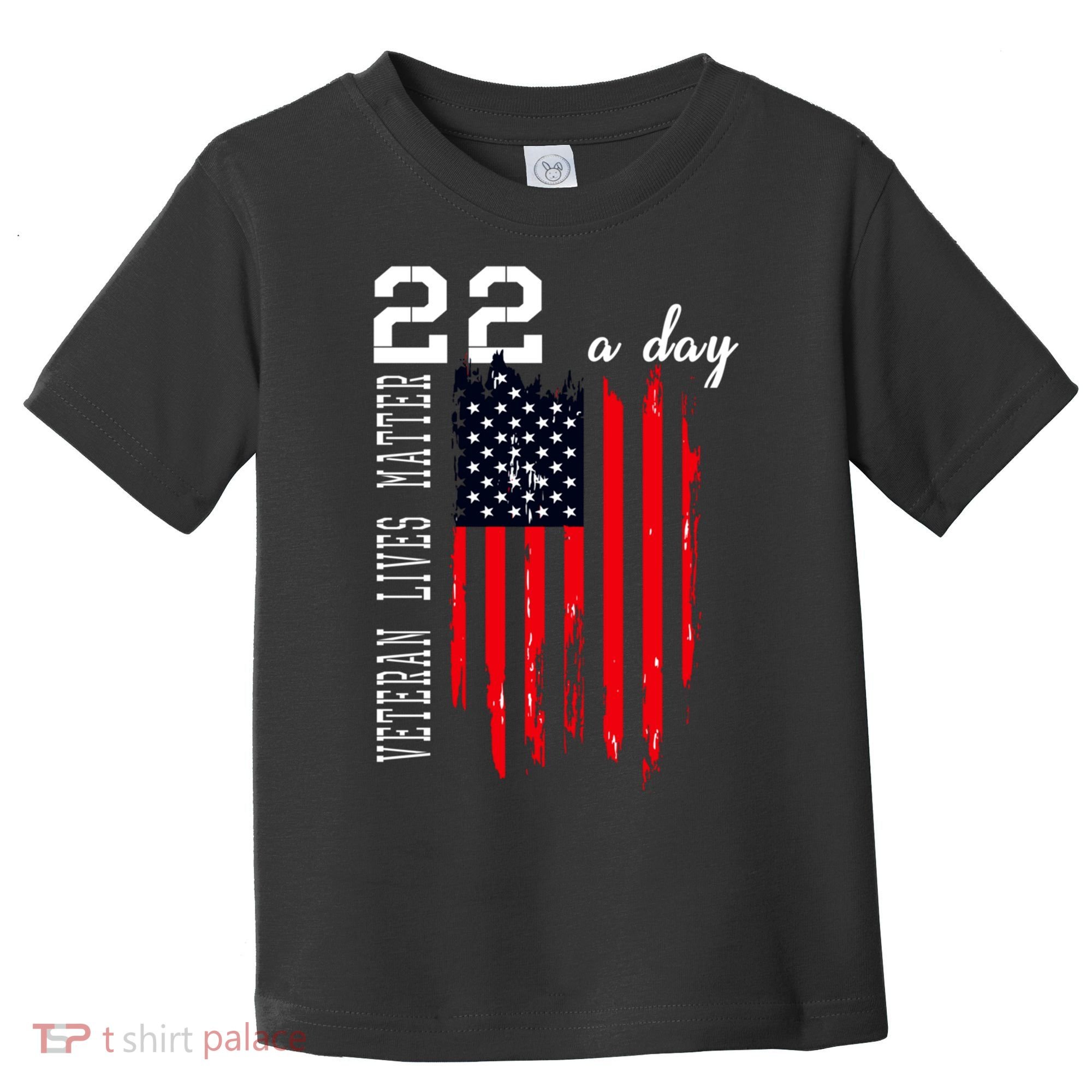 Veteran Lives Matter Suicide Awareness Ptsd Veteran 22 Day Cool Gift Toddler T-Shirt