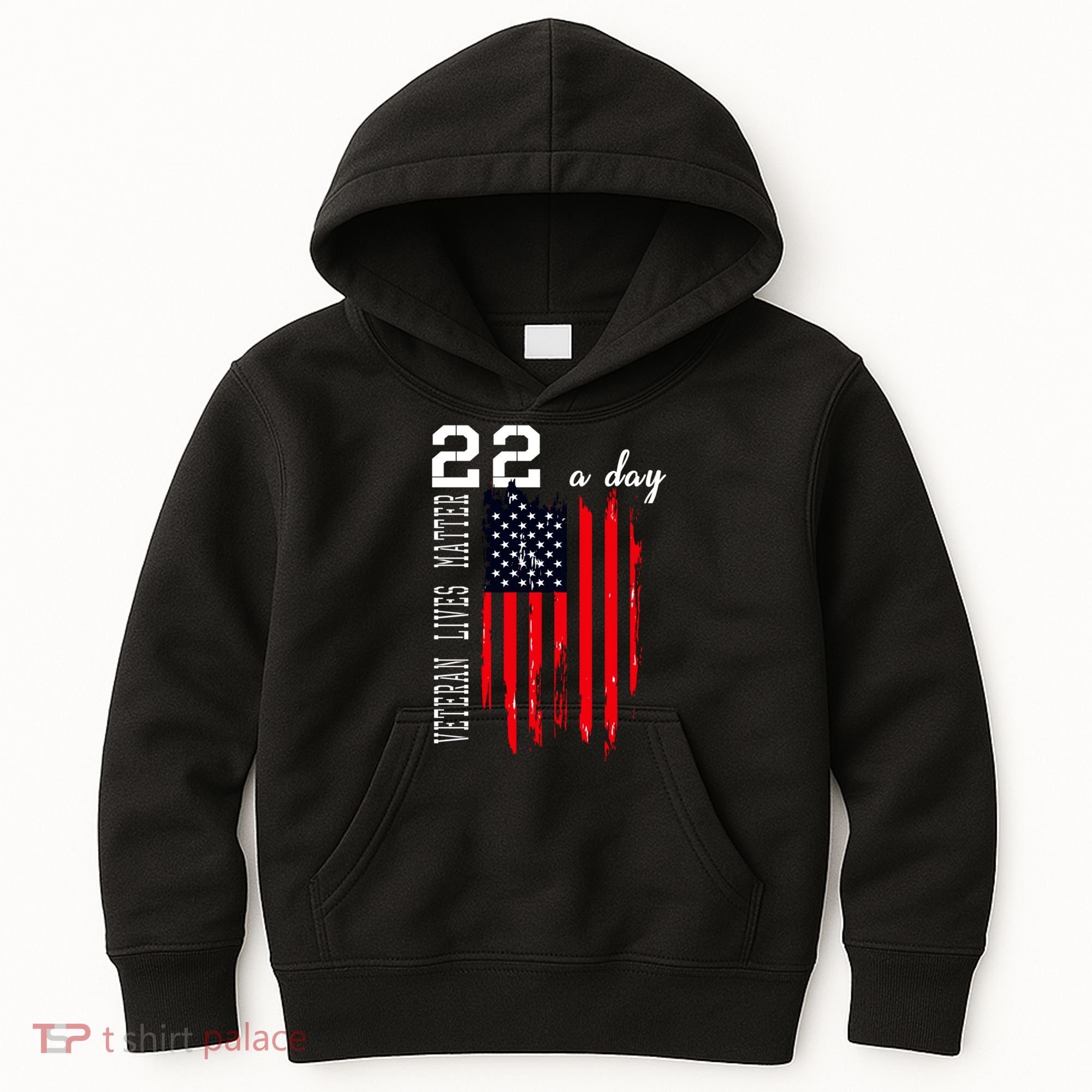 Veteran Lives Matter Suicide Awareness Ptsd Veteran 22 Day Cool Gift Kids Hoodie