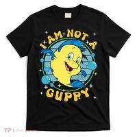 Vintage Little Mermaid Flounder I Am Not A Guppy Flounder Fish Magic T-Shirt thumb 0