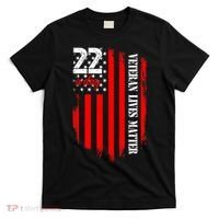 Veteran Lives Matter Suicide Awareness Ptsd Veteran 22 Day T-Shirt thumb 0