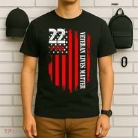 Veteran Lives Matter Suicide Awareness Ptsd Veteran 22 Day T-Shirt thumb 6