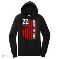 Veteran Lives Matter Suicide Awareness Ptsd Veteran 22 Day Women's Hoodie thumb 0