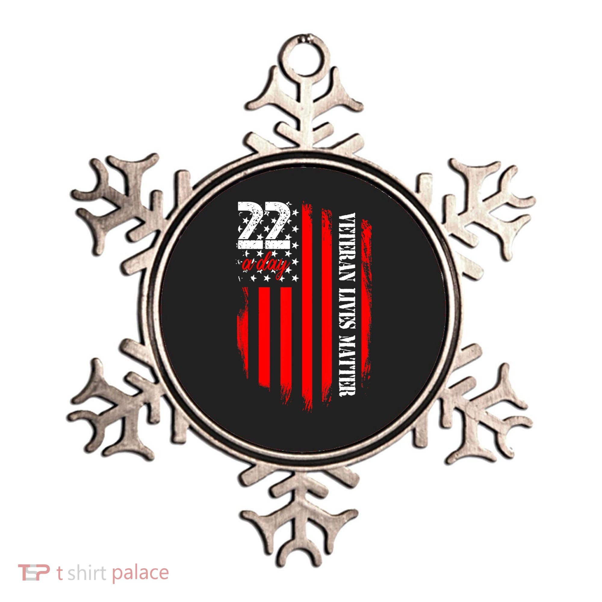 Veteran Lives Matter Suicide Awareness Ptsd Veteran 22 Day Ornament
