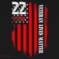 Veteran Lives Matter Suicide Awareness Ptsd Veteran 22 Day Ornament thumb 1