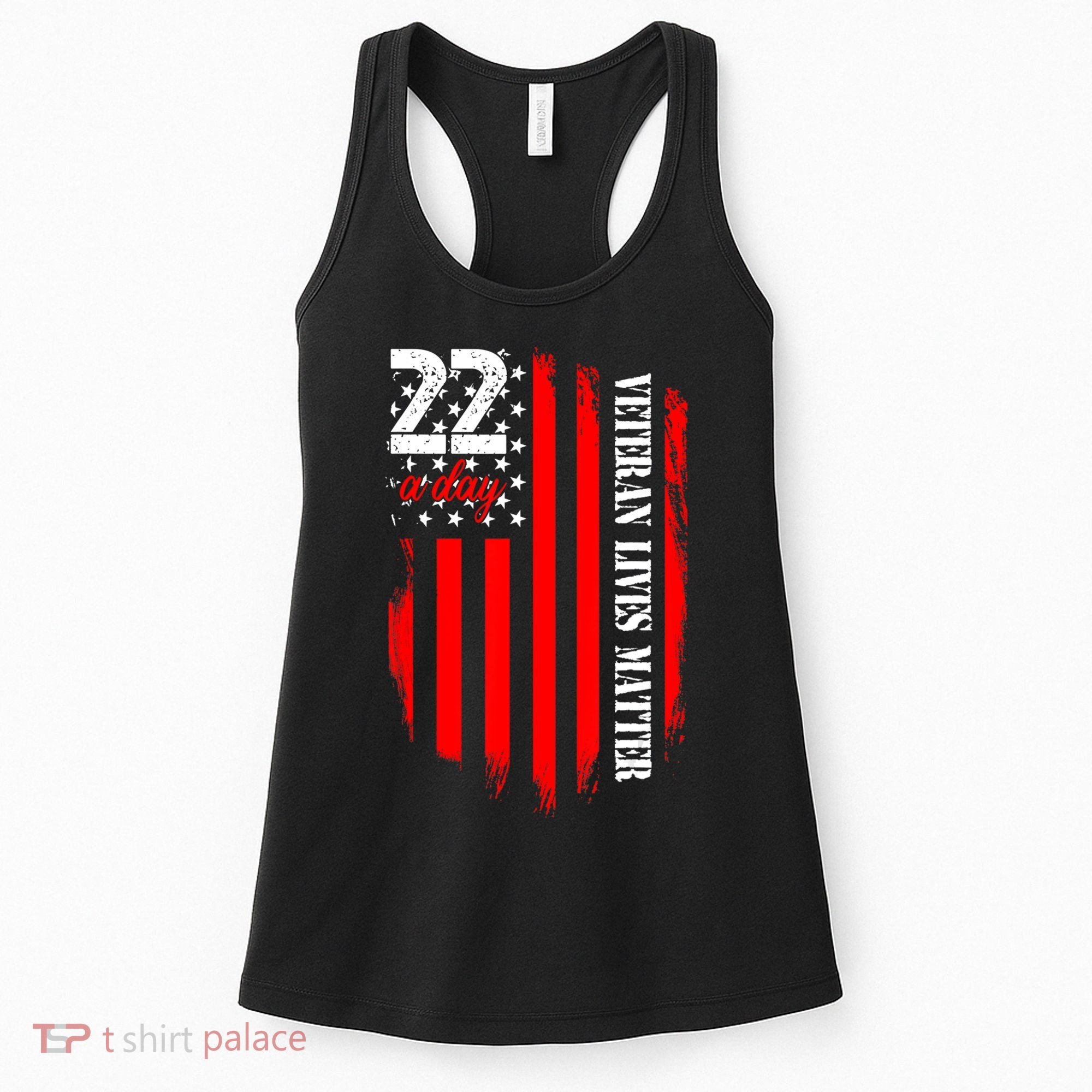 Veteran Lives Matter Suicide Awareness Ptsd Veteran 22 Day Women's Tank Top