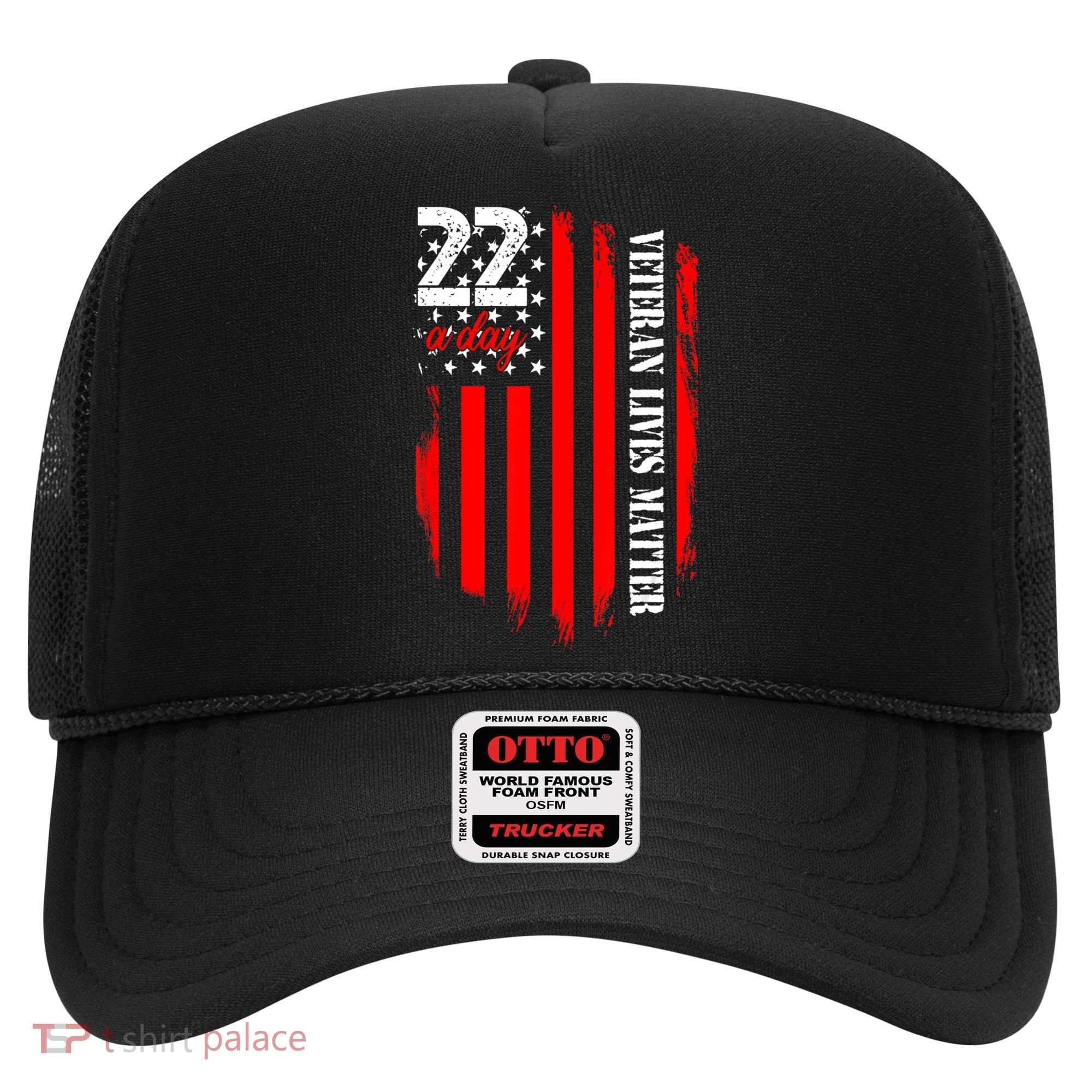 Veteran Lives Matter Suicide Awareness Ptsd Veteran 22 Day Hat