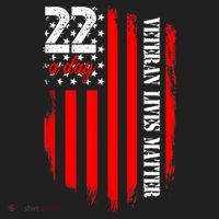 Veteran Lives Matter Suicide Awareness Ptsd Veteran 22 Day Hat thumb 2