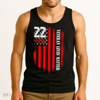 Veteran Lives Matter Suicide Awareness Ptsd Veteran 22 Day Tank Top thumb 3