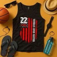 Veteran Lives Matter Suicide Awareness Ptsd Veteran 22 Day Tank Top thumb 4
