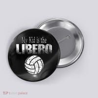 Volleyball Libero Mom Or Dad Button thumb 0