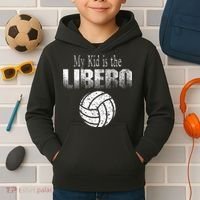 Volleyball Libero Mom Or Dad Kids Hoodie thumb 2