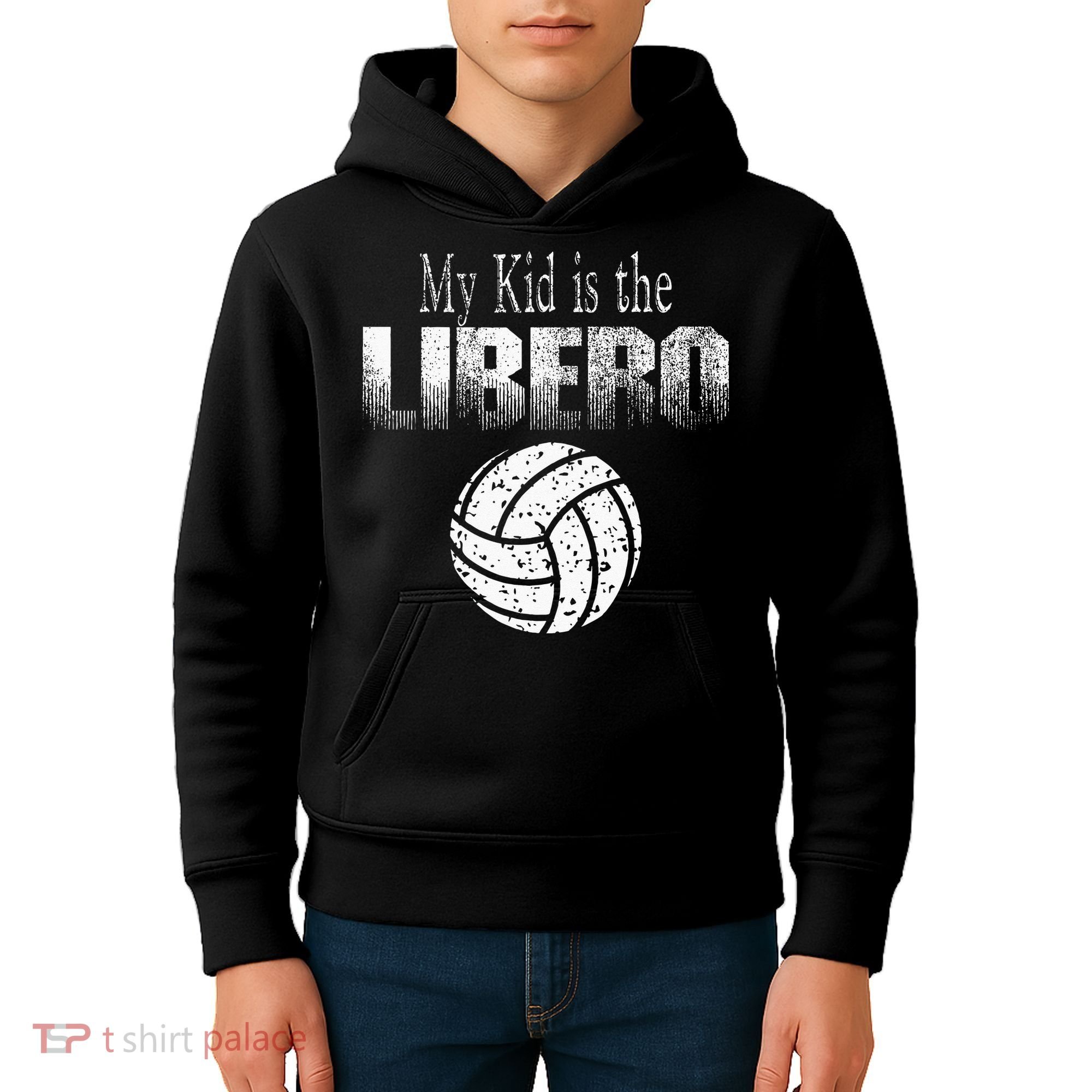 Volleyball Libero Mom Or Dad Kids Hoodie