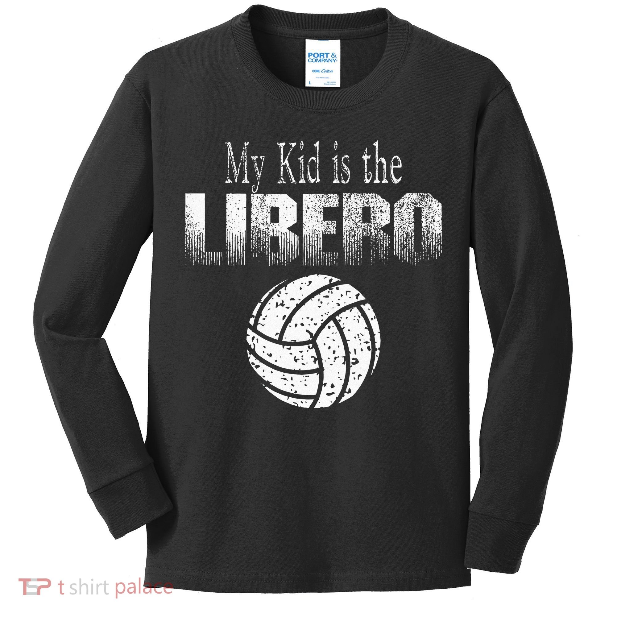 Volleyball Libero Mom Or Dad Kids Long Sleeve Shirt