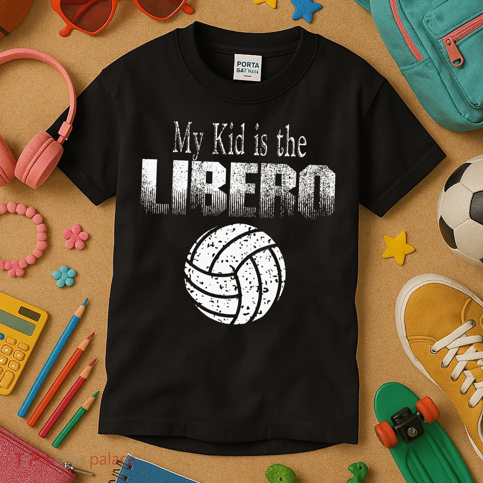 Volleyball Libero Mom Or Dad Kids T-Shirt