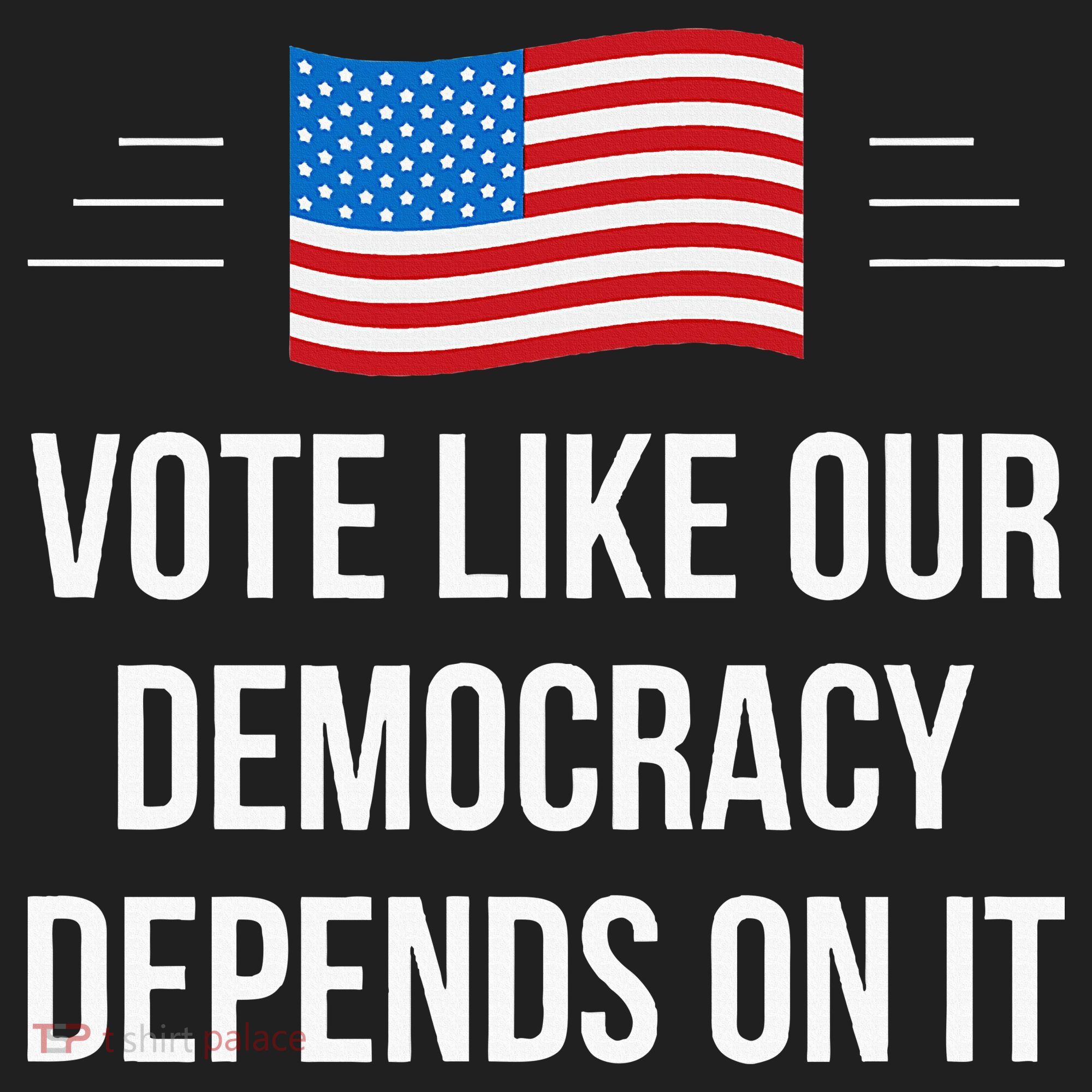 Vote Like Our Democracy Depends On It Golf Towel