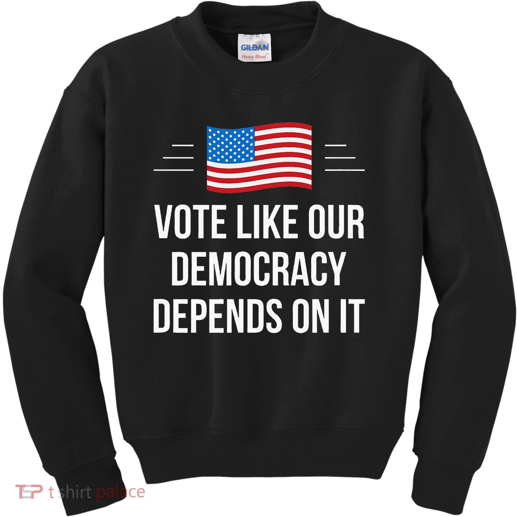 Vote Like Our Democracy Depends On It Kids Sweatshirt