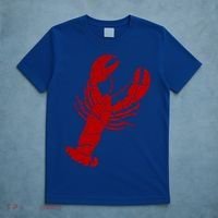 Vintage Lobster Print Lobster Gift T-Shirt thumb 5