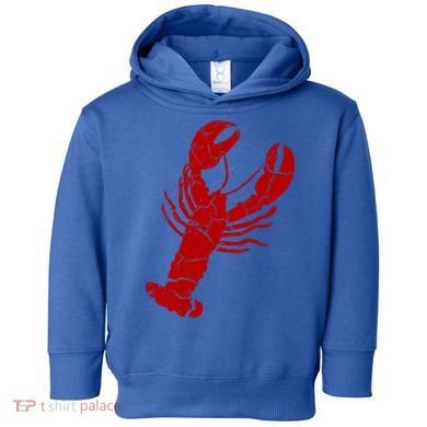 Vintage Lobster Print Gift Lobster Cute Gift Toddler Hoodie