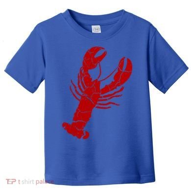 Vintage Lobster Print Gift Lobster Cute Gift Toddler T-Shirt
