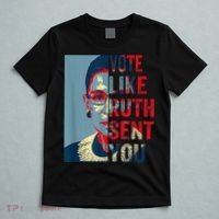 Vote Like Ruth Sent You Funny Feminist T-Shirt thumb 5