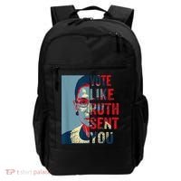 Vote Like Ruth Sent You Funny Feminist Backpack thumb 0