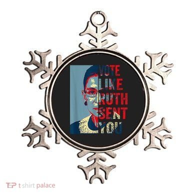 Vote Like Ruth Sent You Funny Feminist Ornament