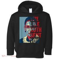 Vote Like Ruth Sent You Funny Feminist Toddler Hoodie thumb 0