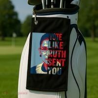 Vote Like Ruth Sent You Funny Feminist Golf Towel thumb 2