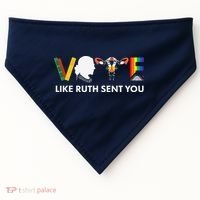 Vote Like Ruth Sent You Uterus Feminist Lgbt USA-Made Doggie Bandana thumb 0