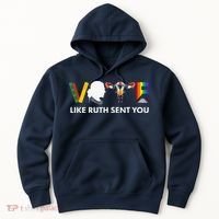 Vote Like Ruth Sent You Uterus Feminist Lgbt Hoodie thumb 0