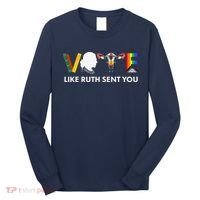 Vote Like Ruth Sent You Uterus Feminist Lgbt Long Sleeve Shirt thumb 0