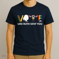 Vote Like Ruth Sent You Uterus Feminist Lgbt T-Shirt thumb 3