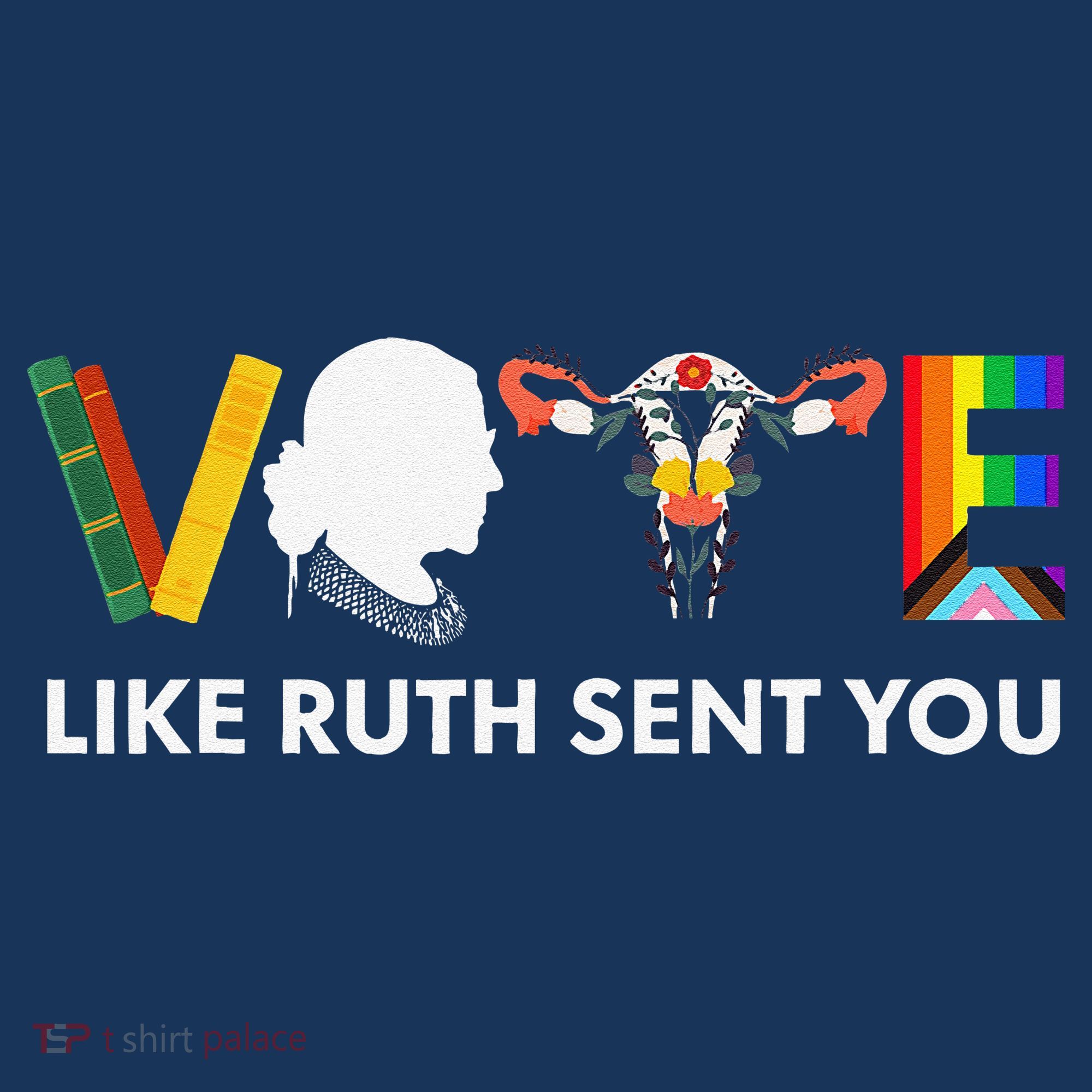 Vote Like Ruth Sent You Uterus Feminist Lgbt Mousepad