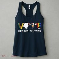 Vote Like Ruth Sent You Uterus Feminist Lgbt Women's Tank Top thumb 3