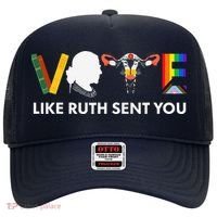 Vote Like Ruth Sent You Uterus Feminist Lgbt Hat thumb 0