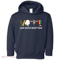Vote Like Ruth Sent You Uterus Feminist Lgbt Toddler Hoodie thumb 0