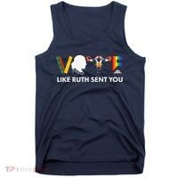 Vote Like Ruth Sent You Uterus Feminist Lgbt Tank Top thumb 0