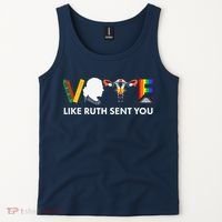 Vote Like Ruth Sent You Uterus Feminist Lgbt Tank Top thumb 2