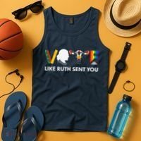 Vote Like Ruth Sent You Uterus Feminist Lgbt Tank Top thumb 4