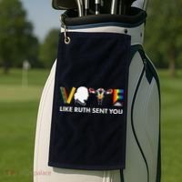 Vote Like Ruth Sent You Uterus Feminist Lgbt Golf Towel thumb 2
