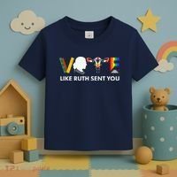 Vote Like Ruth Sent You Uterus Feminist Lgbt Toddler T-Shirt thumb 3