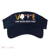 Vote Like Ruth Sent You Uterus Feminist Lgbt Visor thumb 0