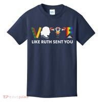 Vote Like Ruth Sent You Uterus Feminist Lgbt Kids T-Shirt thumb 0