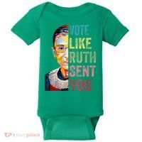 Vote Like Ruth Sent You Baby Bodysuit thumb 0